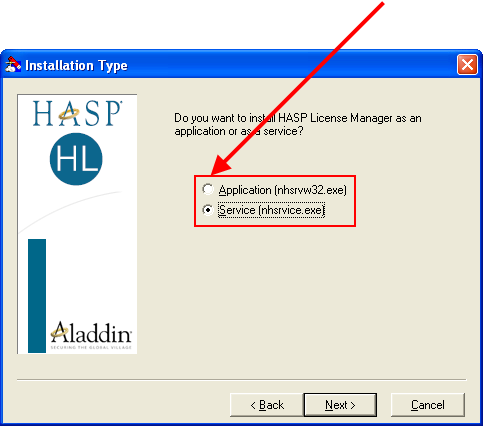Fig. 72. Selecting installation mode